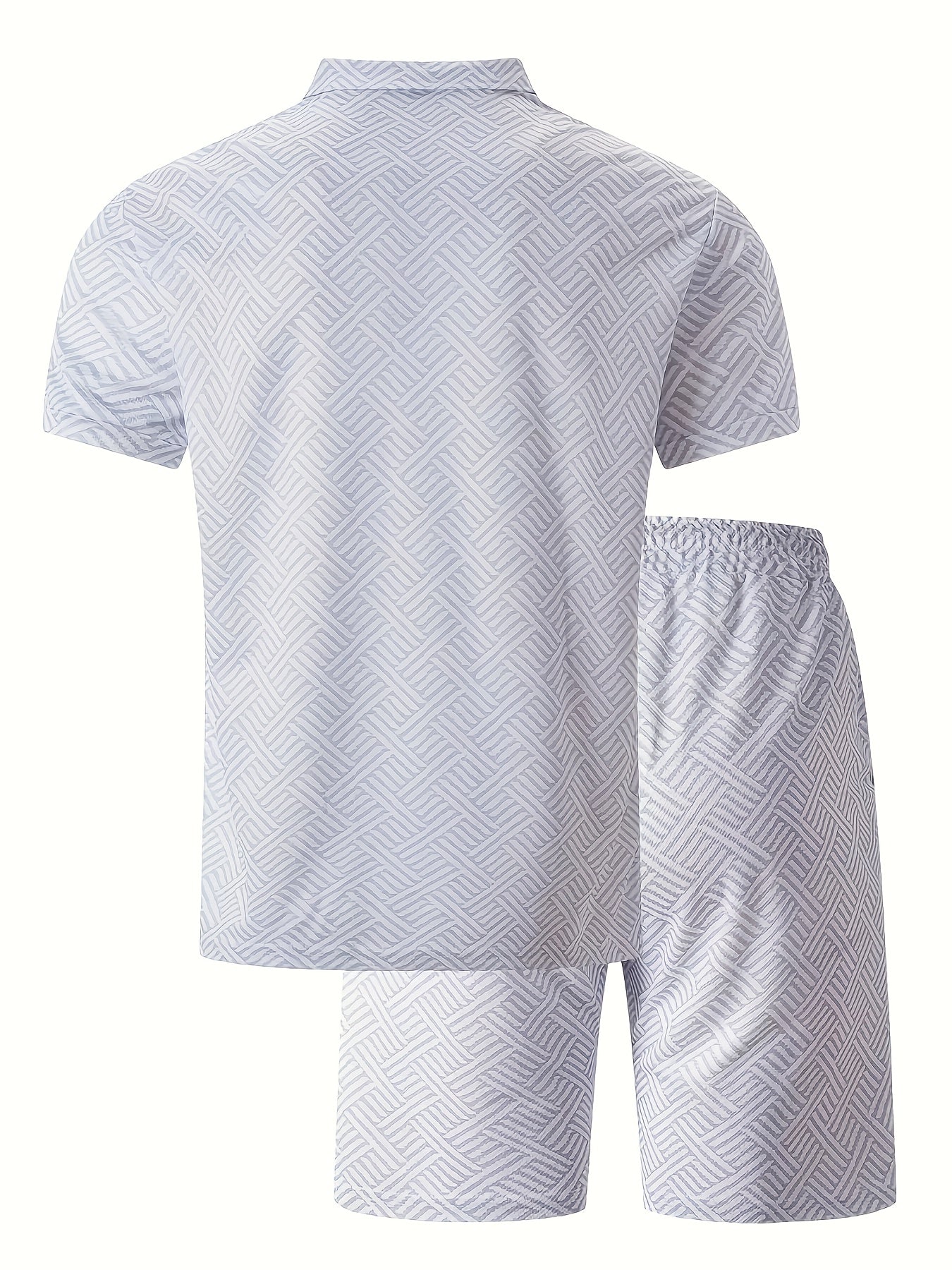 Jeffrey || Casual zomer set heren || Wit