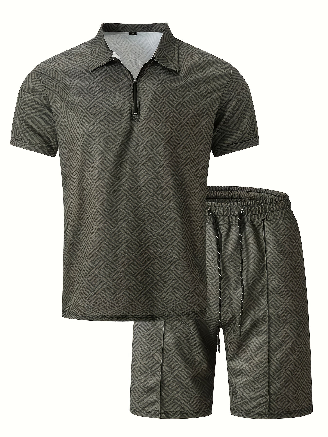 Jeffrey || Casual zomer set heren || licht groen