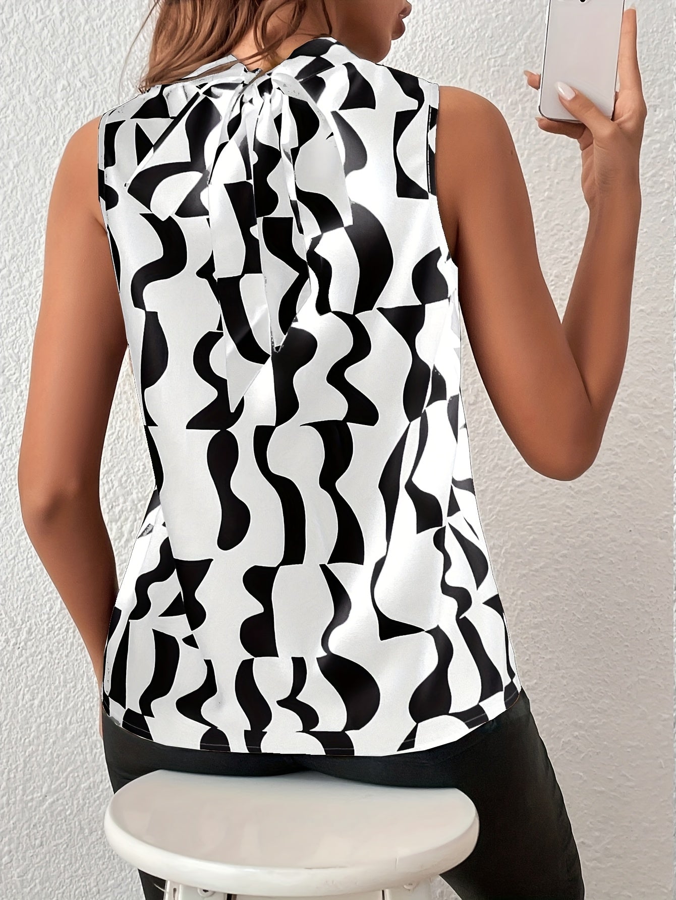Jessica|| mouwloze blouse