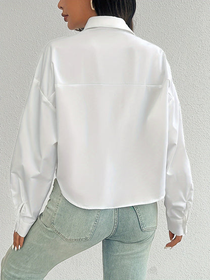 Emma|| witte elegante blouse