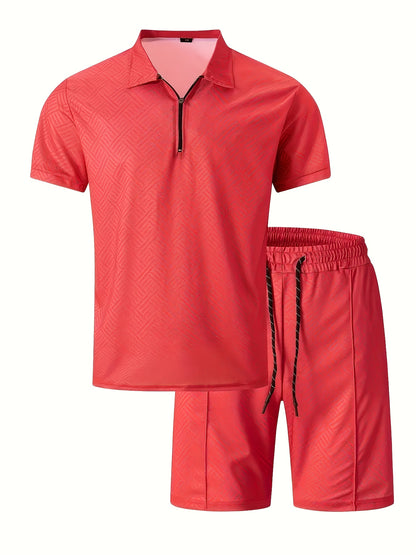 Jeffrey || Casual zomerset heren || Rood